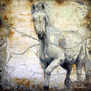  sur Pintura Art%c3%adstica - Susurros de caballos a través de la estepa 2